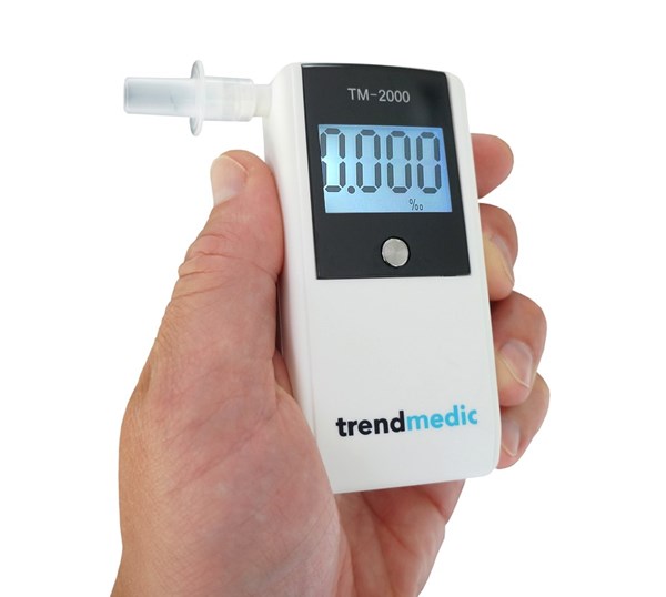Alkoholtester Trendmedic TM-2000 Display blau